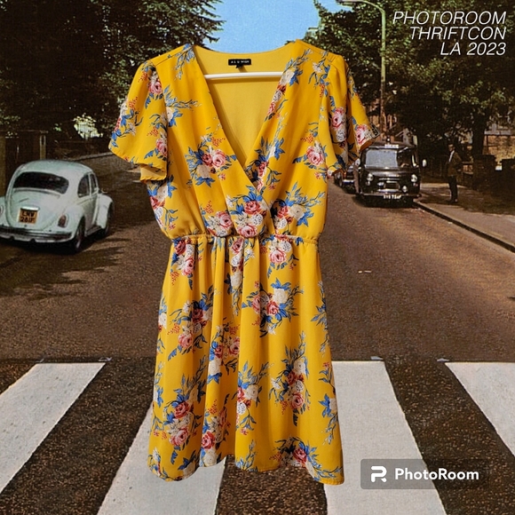 As U Wish Dresses & Skirts - 🍒 As U Wish Boho Floral Day Dress size Large